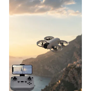 Uzaktan Kumandalı Mini Drone HD Kamera Işıklı Tasarım