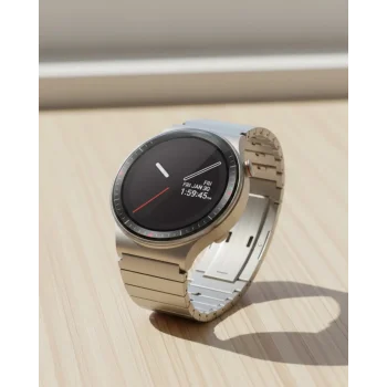 Uzun Pil Ömürlü AMOLED Akıllı Saat Torch Işıklı