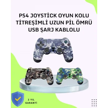Uzun Pil Ömürlü Oyun Kolu – USB ile Hızlı Şarj Desteği