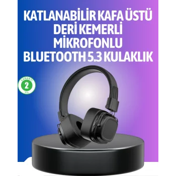 Uzun Süreli Rahat Kullanım İçin Kablosuz Bluetooth Kulaklık