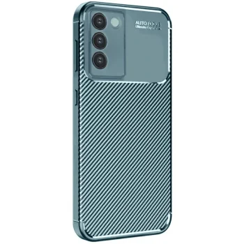 Vivo V30 Lite 4g Kılıf Auto Focus Karbon Kapak - Koyu Yeşil