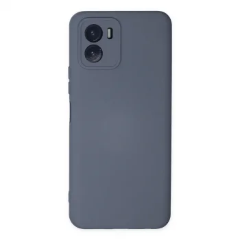 Vivo Y15s Kılıf Nano İçi Kadife Silikon - Gri