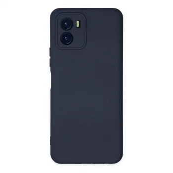 Vivo Y15s Kılıf Nano İçi Kadife Silikon - Lacivert