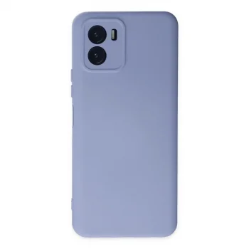 Vivo Y15s Kılıf Nano İçi Kadife Silikon - Lila