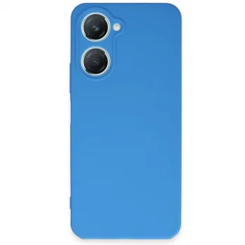 Vivo Y18 Kılıf First Silikon - Mavi