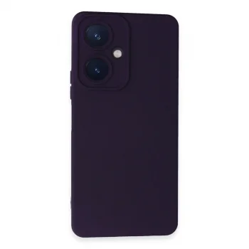 Vivo Y27 Kılıf Nano İçi Kadife Silikon - Mor