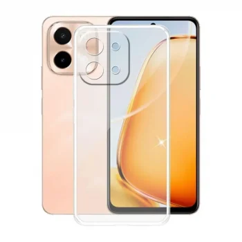 Vivo Y28 Kılıf Lüx Şeffaf Silikon