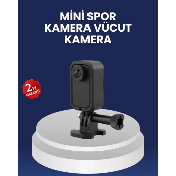 Vlog, Seyahat ve Günlük Video Çekimleri İçin Mini Kamera