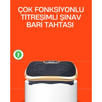 Vücut Şekillendirmeye Yardımcı Titreşimli Spor Platformu