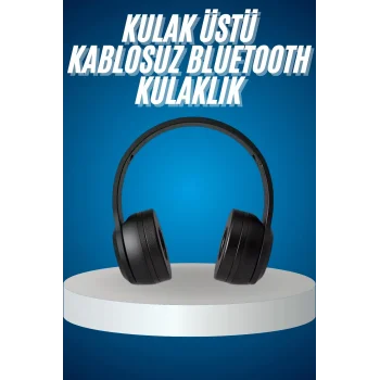 Wireless 5.0 Bluetooth Kablosuz Kulaklık ANC Özellikli Kulak Üstü Ayarlanabilir