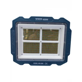 Wıson WS-5585 Çok Fonksiyonlu 3 Solar Panelli 400W Spot Aydınlatma