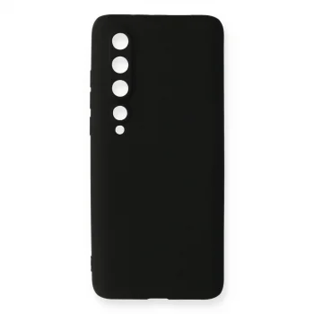 Xiaomi Mi 10 Kılıf First Silikon - Siyah