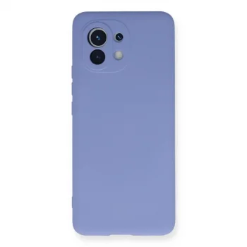 Xiaomi Mi 11 Kılıf Nano İçi Kadife Silikon - Lila