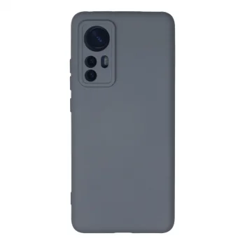 Xiaomi Mi 12 Kılıf Nano İçi Kadife Silikon - Gri