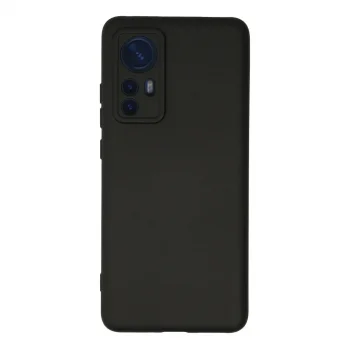 Xiaomi Mi 12 Kılıf Nano İçi Kadife Silikon - Siyah