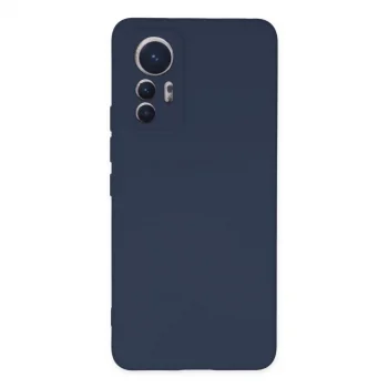 Xiaomi Mi 12 Lite Kılıf Nano İçi Kadife Silikon - Lacivert
