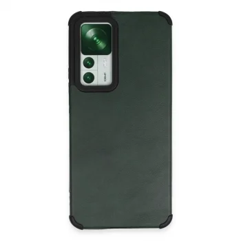Xiaomi Mi 12t Kılıf Loop Deri Silikon - Yeşil