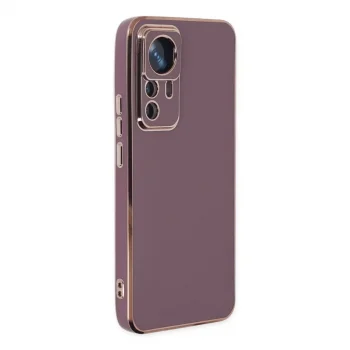 Xiaomi Mi 12t Pro Kılıf Volet Silikon - Mor