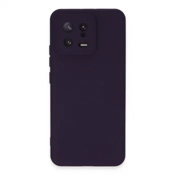 Xiaomi Mi 13 Kılıf Nano İçi Kadife Silikon - Mor