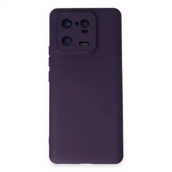Xiaomi Mi 13 Pro Kılıf Nano İçi Kadife Silikon - Mor