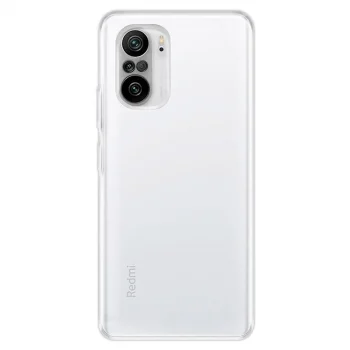 Xiaomi Poco F3 Kılıf Deluxe 2mm Şeffaf Silikon - Şeffaf