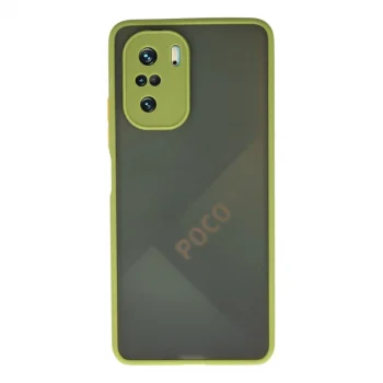 Xiaomi Poco F3 Kılıf Montreal Silikon Kapak - Açık Yeşil
