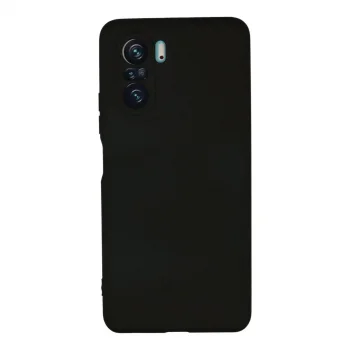 Xiaomi Poco F3 Kılıf Nano İçi Kadife Silikon - Siyah