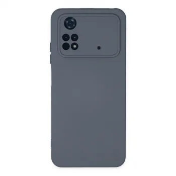 Xiaomi Poco M4 Pro 4g Kılıf Nano İçi Kadife Silikon - Gri