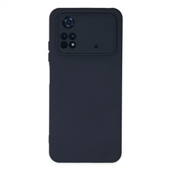Xiaomi Poco M4 Pro 4g Kılıf Nano İçi Kadife Silikon - Lacivert