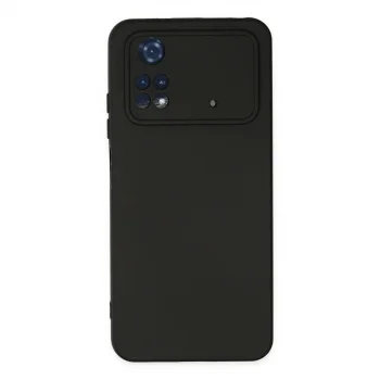 Xiaomi Poco M4 Pro 4g Kılıf Nano İçi Kadife Silikon - Siyah