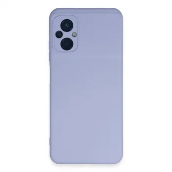 Xiaomi Poco M5 Kılıf Nano İçi Kadife Silikon - Lila