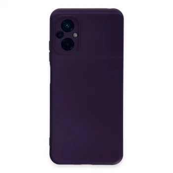 Xiaomi Poco M5 Kılıf Nano İçi Kadife Silikon - Mor