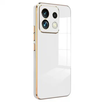 Xiaomi Poco M6 Pro 4g Kılıf Volet Silikon - Beyaz