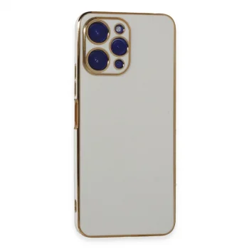 Xiaomi Poco M6 Pro 5g Kılıf Volet Silikon - Beyaz