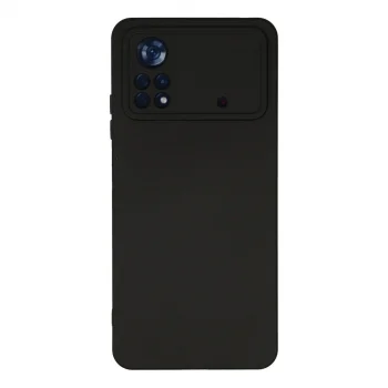 Xiaomi Poco X4 Pro 5g Kılıf Nano İçi Kadife Silikon - Siyah