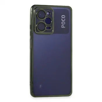 Xiaomi Poco X5 Pro 5g Kılıf Razer Lensli Silikon - Yeşil