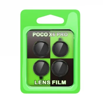 Xiaomi Poco X6 Pro Raze Metal Kamera Lens - Siyah