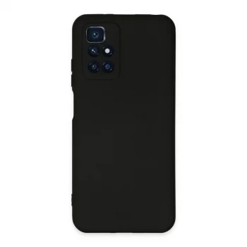 Xiaomi Redmi 10 2022 Kılıf Nano İçi Kadife Silikon - Siyah