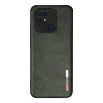 Xiaomi Redmi 10c Kılıf Loop Deri Silikon - Yeşil