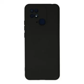 Xiaomi Redmi 10c Kılıf Nano İçi Kadife Silikon - Siyah