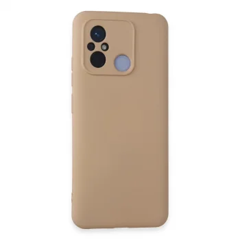 Xiaomi Redmi 12c Kılıf Nano İçi Kadife Silikon - Pudra