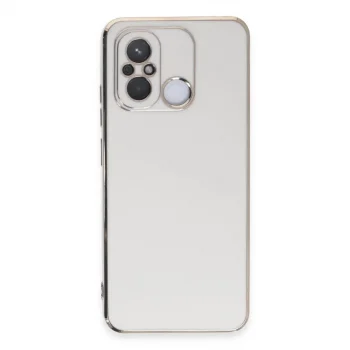 Xiaomi Redmi 12c Kılıf Volet Silikon - Beyaz