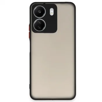 Xiaomi Redmi 13c Kılıf Montreal Silikon Kapak - Siyah