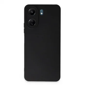 Xiaomi Redmi 13c Kılıf Nano İçi Kadife Silikon - Siyah