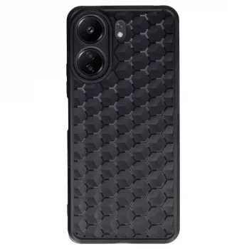 Xiaomi Redmi 13c Kılıf Petek Silikon Kapak - Siyah