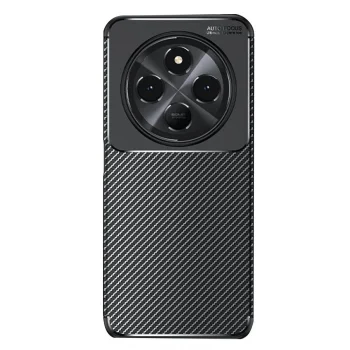 Xiaomi Redmi 14c Kılıf Auto Focus Karbon Kapak - Siyah