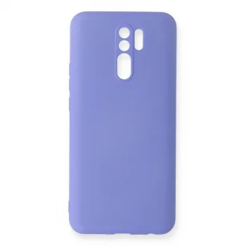 Xiaomi Redmi 9 Kılıf Nano İçi Kadife Silikon - Lila
