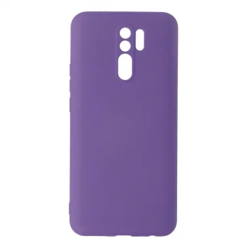 Xiaomi Redmi 9 Kılıf Nano İçi Kadife Silikon - Mor