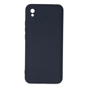 Xiaomi Redmi 9a Kılıf Nano İçi Kadife Silikon - Lacivert