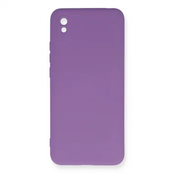 Xiaomi Redmi 9a Kılıf Nano İçi Kadife Silikon - Mor
